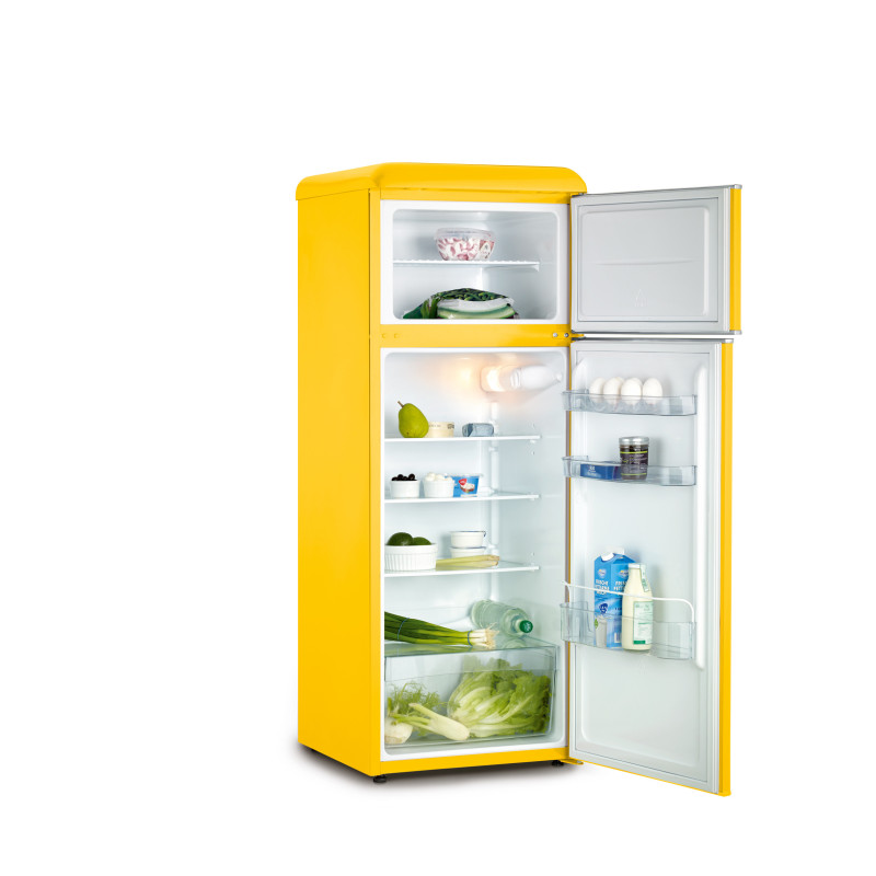 Severin KS 9953 Frigorifero Con Congelatore Libera Installazione 212 L E Giallo