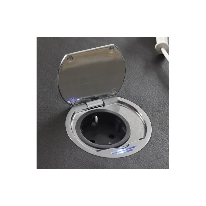 SFL 060438-2-1 Presa Schuko A Scomparsa - Inox