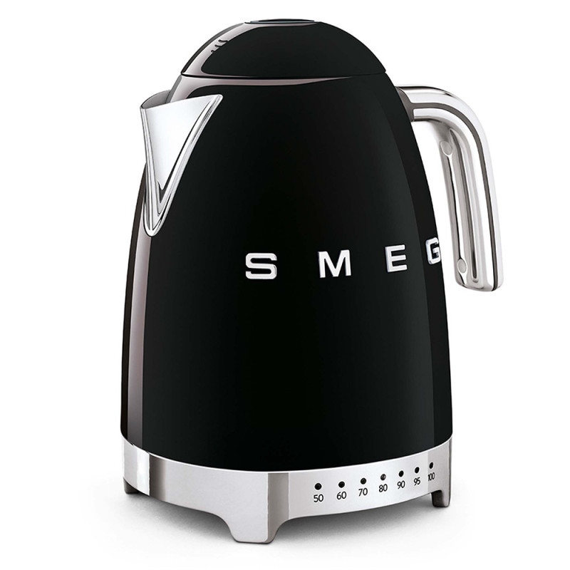 Smeg Bollitore A Temperatura Variabile 50's Style – Nero LUCIDO – KLF04BLEU