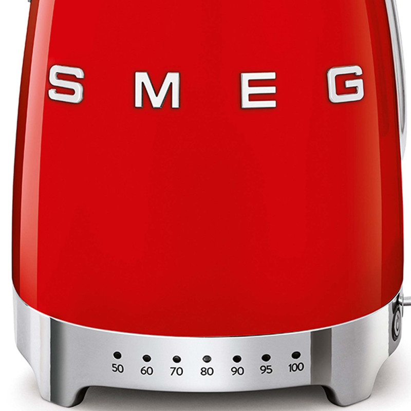 Smeg Bollitore A Temperatura Variabile 50's Style – Rosso LUCIDO – KLF04RDEU