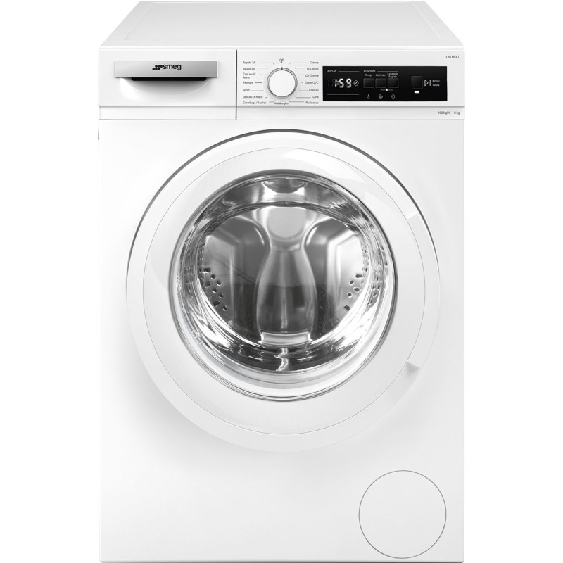 Smeg LB1T80IT Lavatrice Caricamento Frontale 8 Kg 1000 Giri/min Bianco