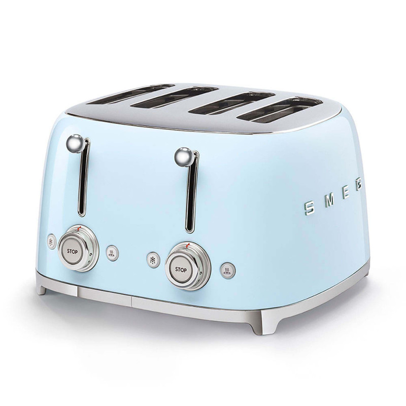 Smeg Tostapane 50's Style – Azzurro LUCIDO 4x4 – TSF03PBEU