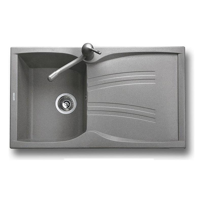 TELMA NK08610.70 Lavello Domino 1 Vasca + Gocciol. 86x50cm Telmagranit Rame