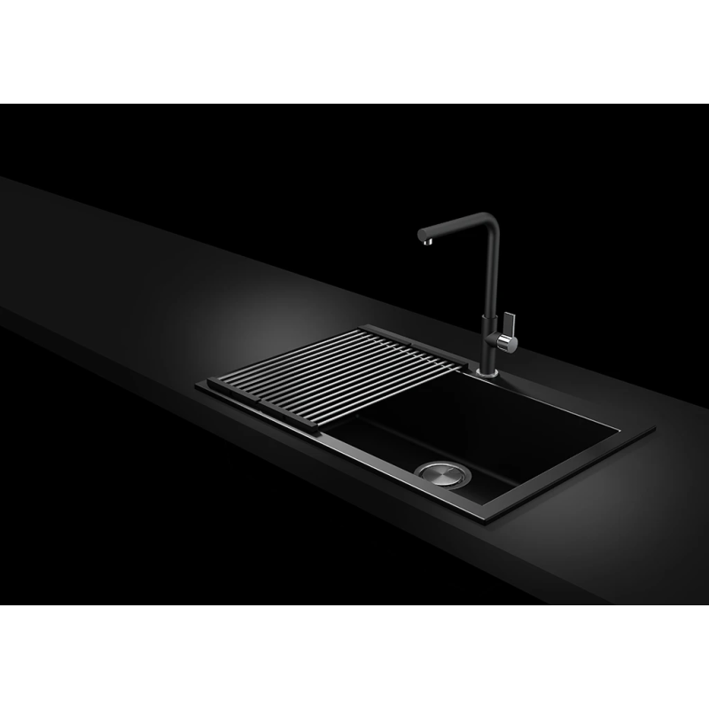 TELMA ROLLMAT.CO Gocciolatoio Pieghevole con Barre In Acciaio Inox E Silicone  442x316 Mm Colore rame