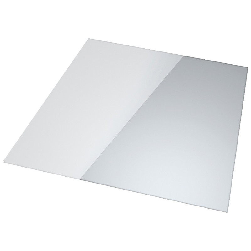 TELMA TAGCRLUXK1 Tagliere LUX in cristallo 405 x 430 mm bianco per lavello Kinga LX8620