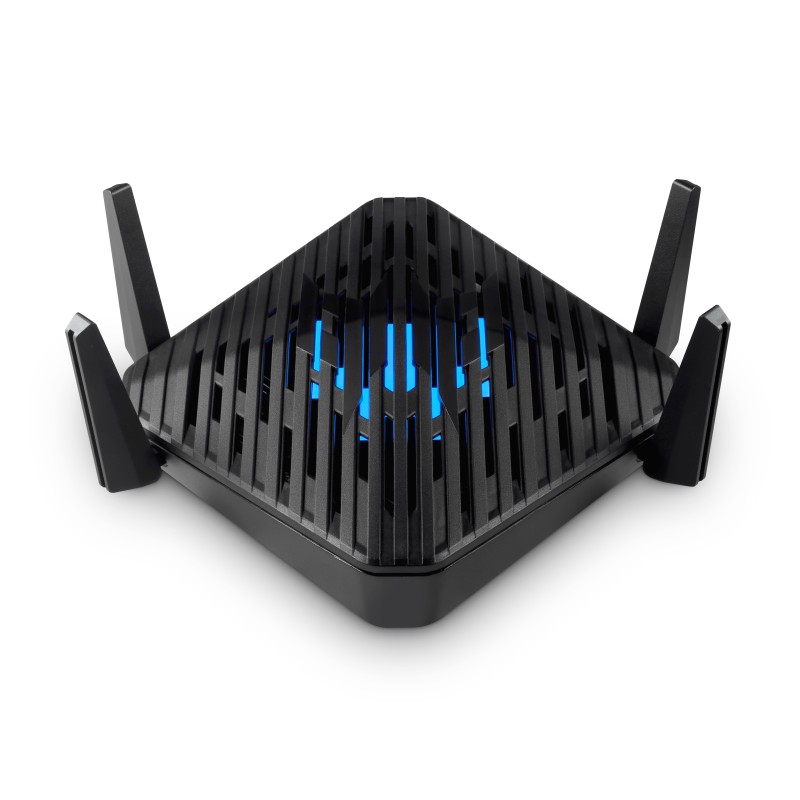 Acer Predator Connect W6 Wi-Fi 6 router wireless Gigabit Ethernet Dual-band (2.4 GHz/5 GHz) Nero