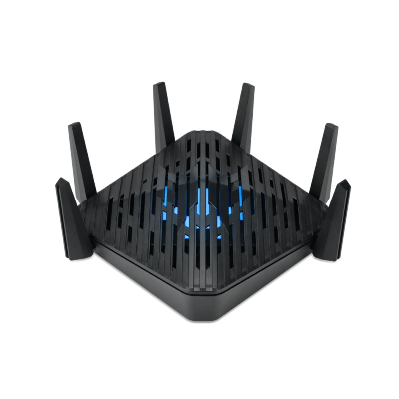 Acer Predator Connect W6 Wi Fi 6E router wireless Gigabit Ethernet Tri-band (2 4 GHz/5 GHz/6 GHz) Nero