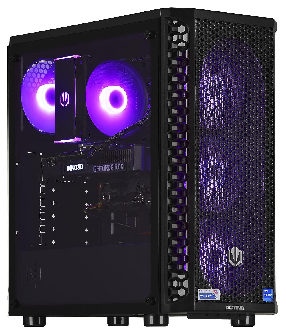 Actina 5901443335429 PC Intel® Core™ I5 I5-12400F 16 GB DDR4-SDRAM 1 TB SSD NVIDIA GeForce RTX 3060 Midi Tower Nero