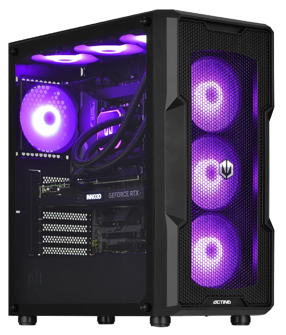 Actina 5901443337546 PC AMD Ryzen™ 9 7950X3D 32 GB DDR5-SDRAM 1 TB SSD NVIDIA GeForce RTX 4090 Midi Tower Nero