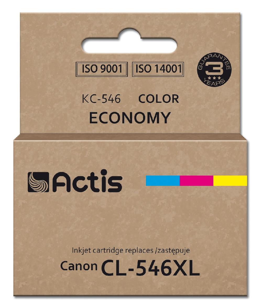 Actis KC-546 cartuccia d'inchiostro 1 pz Compatibile Resa standard Blu Rosso Giallo