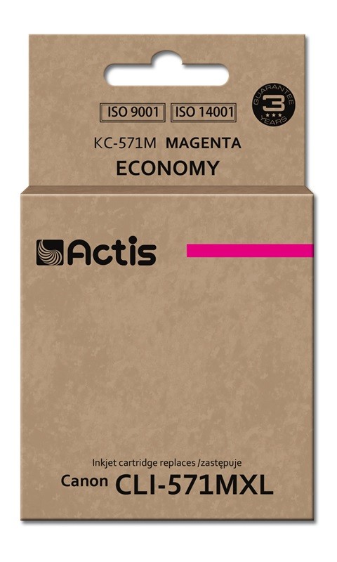 Actis KC-571M cartuccia d'inchiostro 1 pz Compatibile Resa standard Magenta