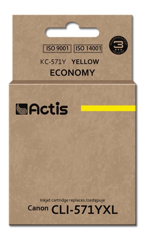 Actis KC-571Y cartuccia d'inchiostro 1 pz Compatibile Resa standard Giallo