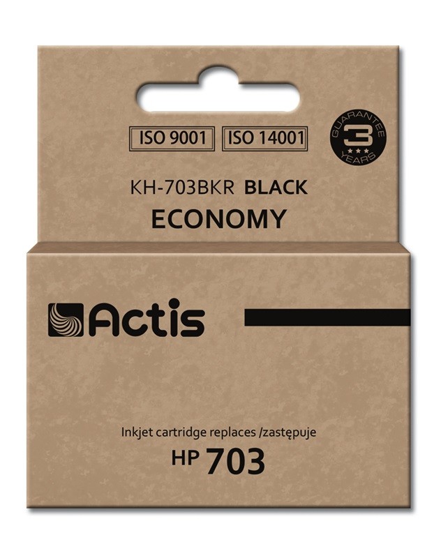 Actis KH-703BKR cartuccia d'inchiostro 1 pz Compatibile Resa standard Nero