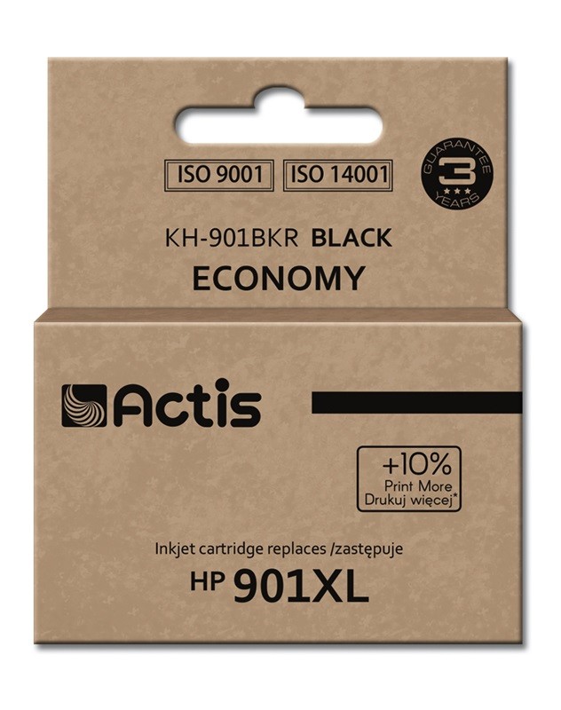 Actis KH-901BKR cartuccia d'inchiostro 1 pz Compatibile Resa standard Nero