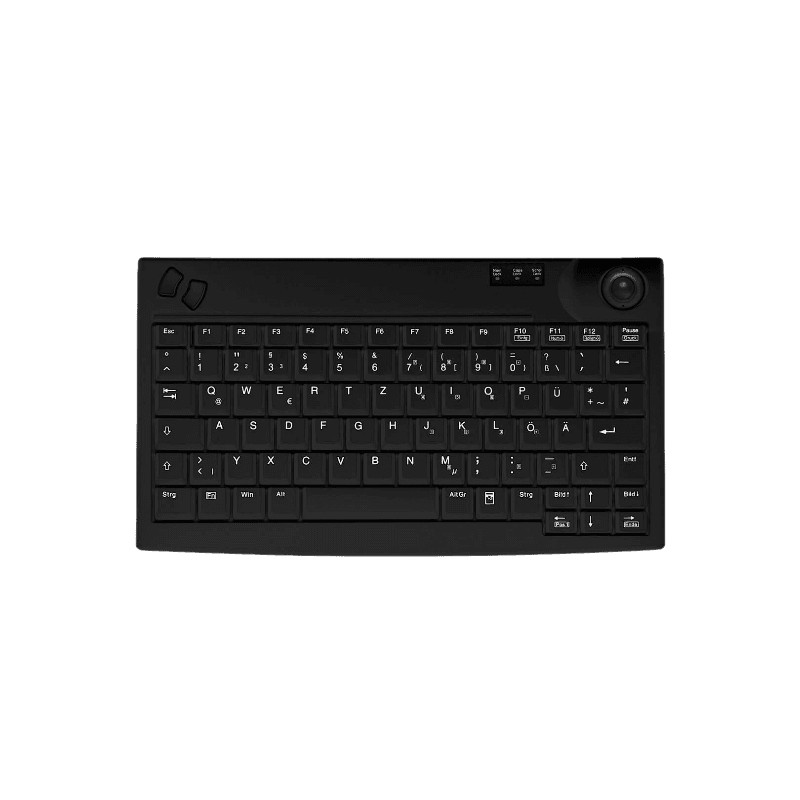 Active Key AK-440 tastiera USB QWERTZ Tedesco Nero