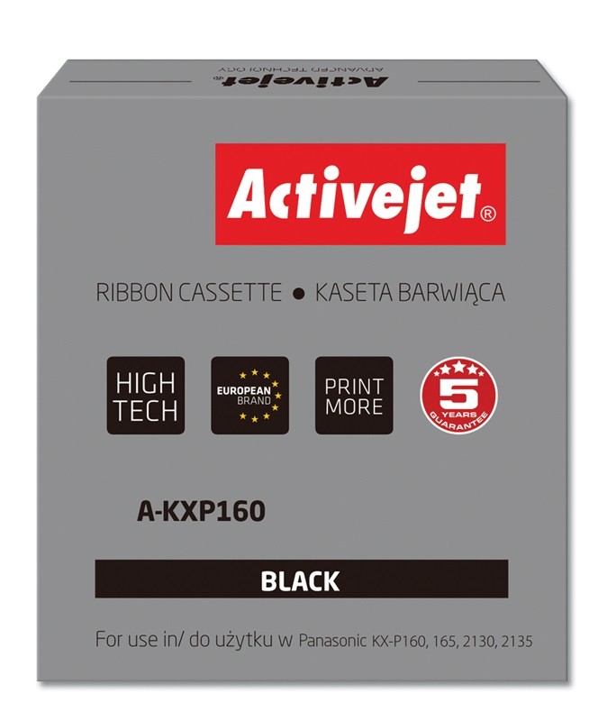 Activejet A-KXP160 nastro per stampante Nero
