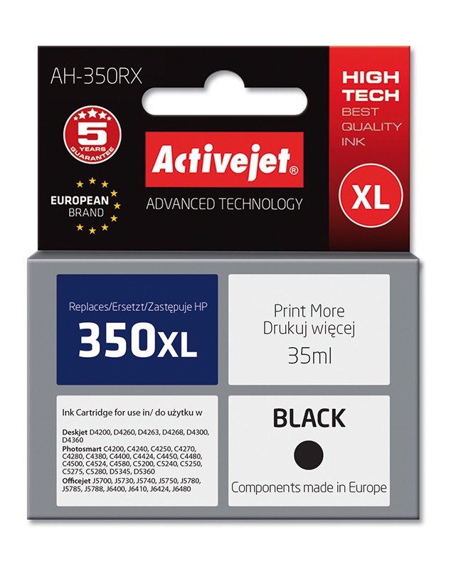 Activejet AH-E36 cartuccia d'inchiostro 1 pz Resa elevata (XL)