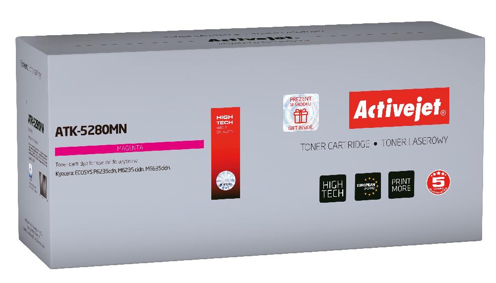 Activejet ATK-5280MN cartuccia toner 1 pz Compatibile Magenta