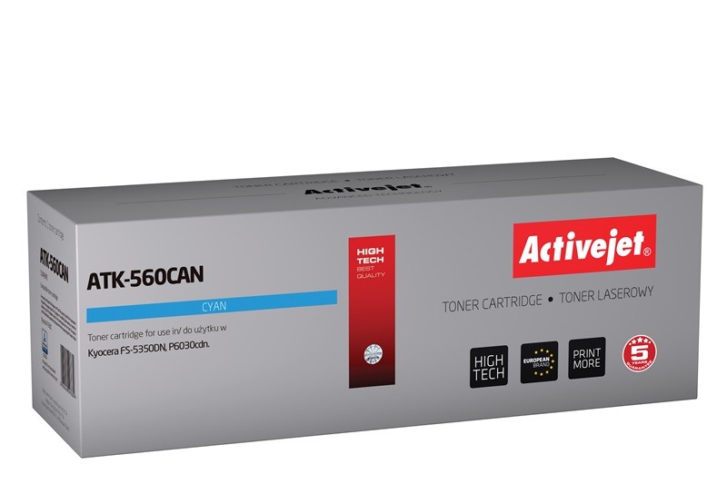 Activejet ATK-560CAN cartuccia toner 1 pz Compatibile Ciano