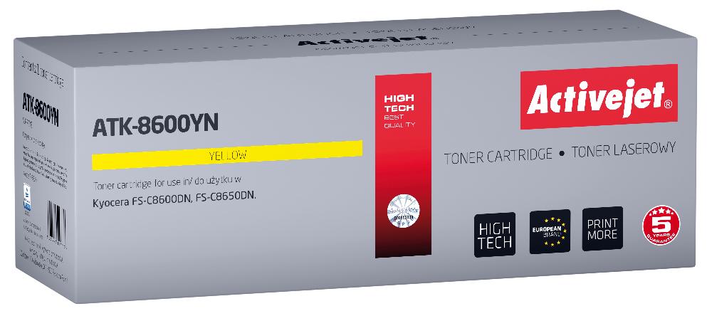 Activejet ATK-8600YN cartuccia toner 1 pz Compatibile Giallo