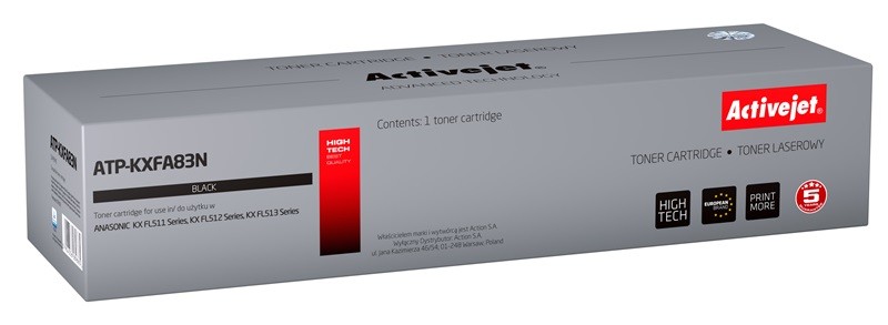 Activejet ATP-KXFA83N cartuccia toner 1 pz Compatibile Nero