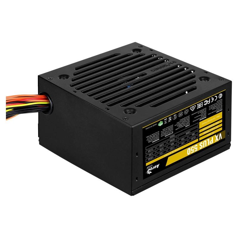 Aerocool VX PLUS 550 alimentatore per computer W 20+4 pin ATX Nero