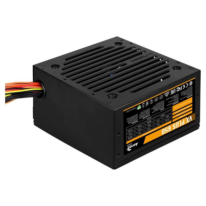 Aerocool VX PLUS 650 alimentatore per computer W 20+4 pin ATX Nero