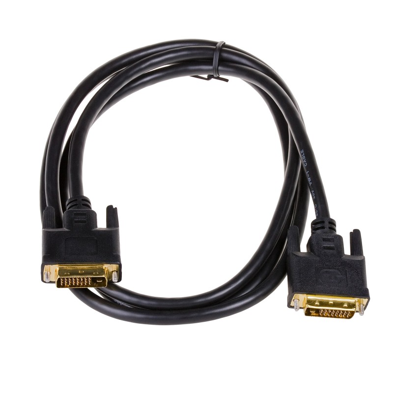 Akyga AK-AV-06 cavo DVI 1.8 m DVI-D Nero