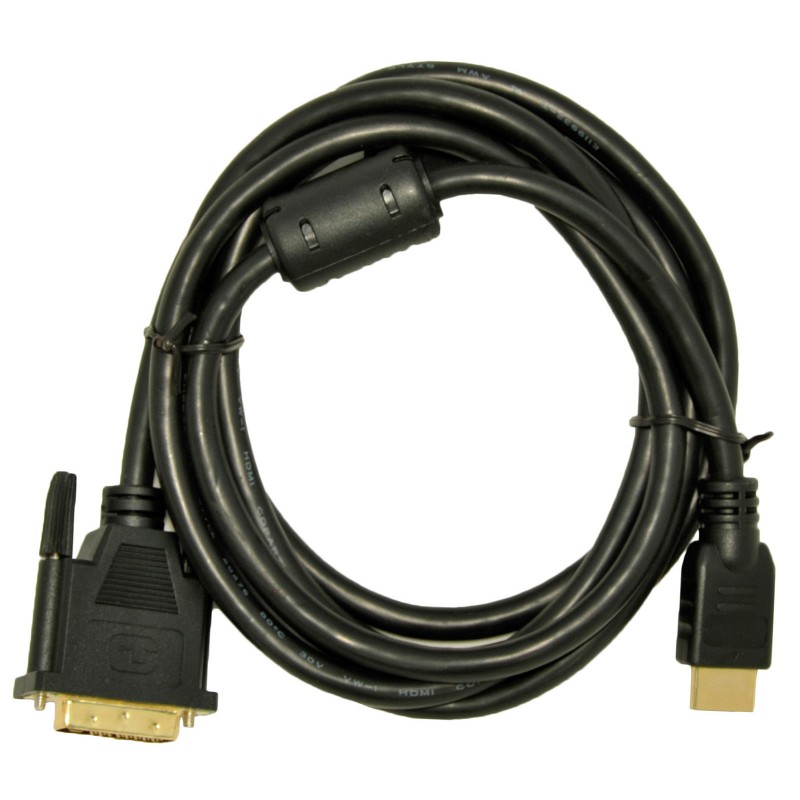 Akyga AK-AV-11 cavo e adattatore video 1.8 m HDMI tipo A (Standard) DVI-D Nero
