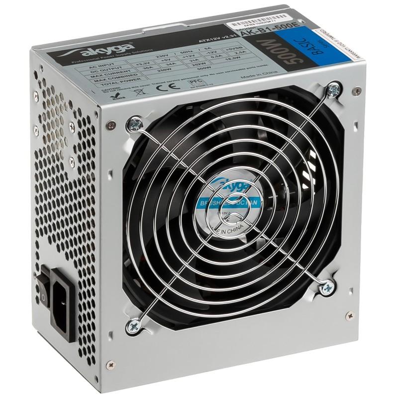 Akyga AK-B1-500E alimentatore per computer 500 W 20+4 pin ATX Grigio