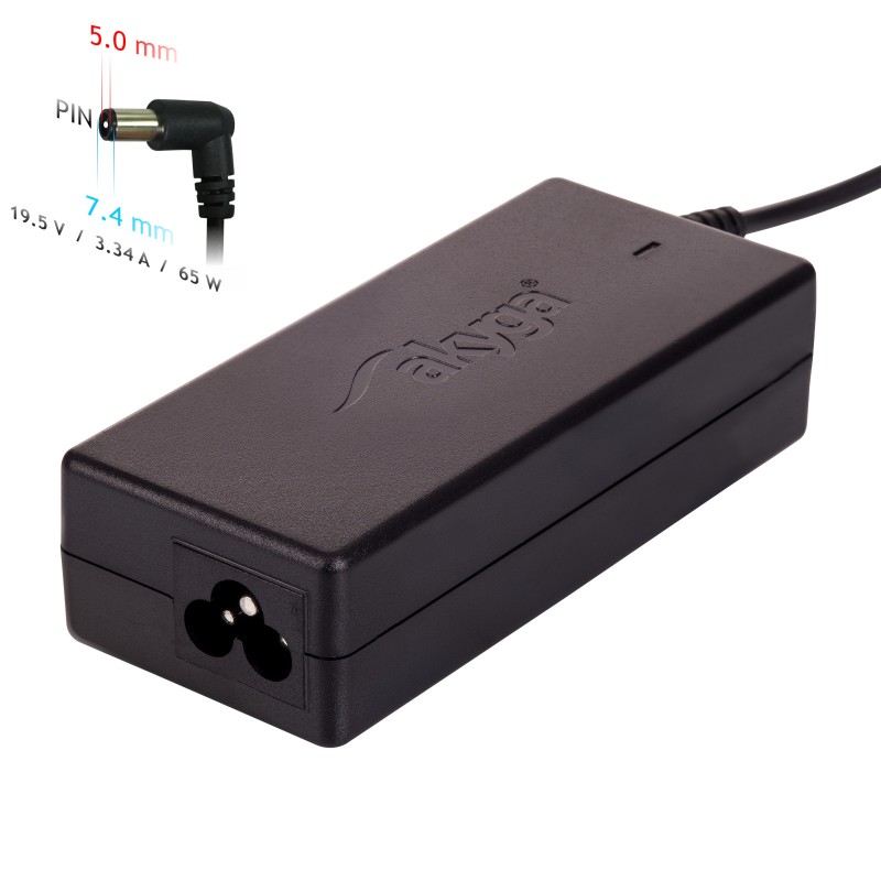 Akyga AK-ND-05 adattatore e invertitore Interno 65 W Nero