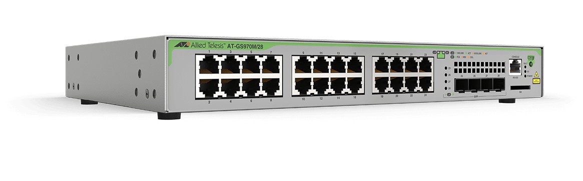 Allied Telesis GS970M Gestito L3 Gigabit Ethernet (10/100/1000) 1U Grigio