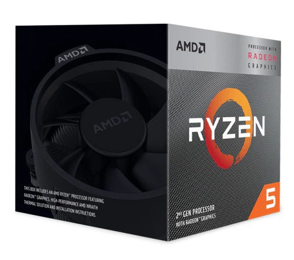 AMD Ryzen 5 3400G processore 3.7 GHz 4 MB L3 Scatola