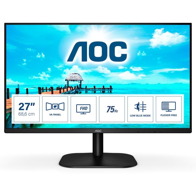 AOC 27B2DM Monitor PC 68.6 cm (27") 1920 x 1080 Pixel Full HD Nero