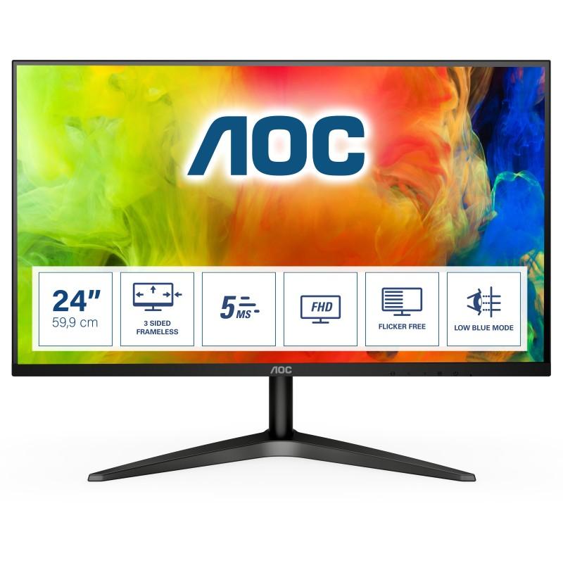 AOC B1 24B1H Monitor PC 59.9 cm (23.6") 1920 x 1080 Pixel Full HD LED Nero