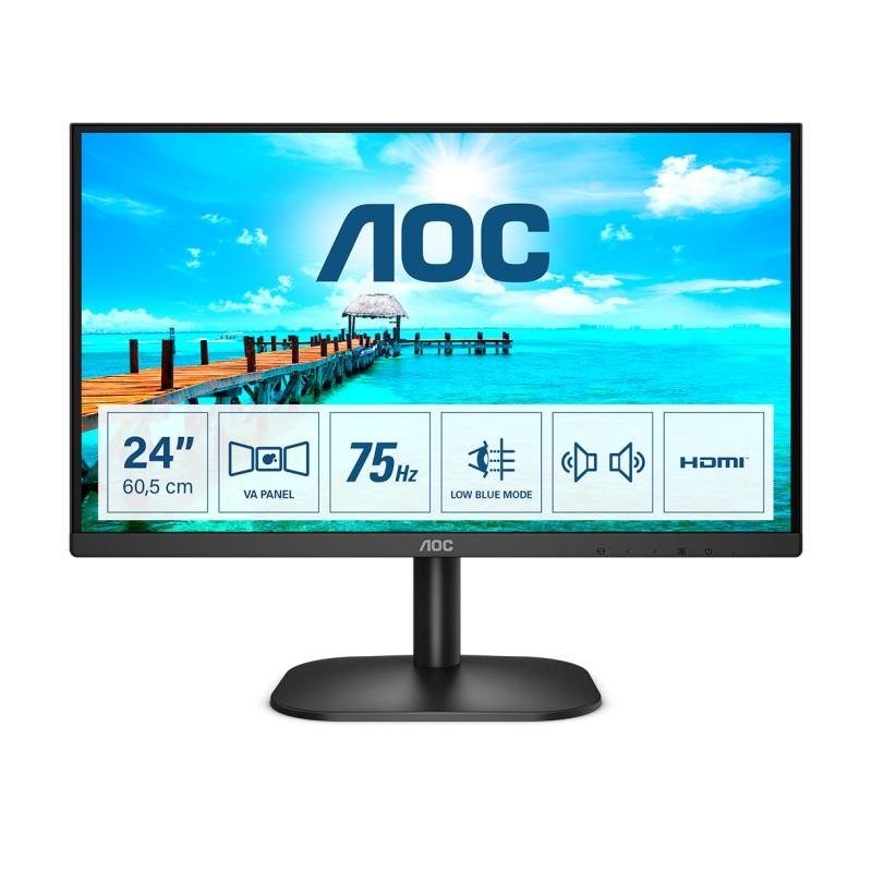 AOC B2 24B2XDAM LED display 60.5 cm (23.8") 1920 x 1080 Pixel Full HD Nero