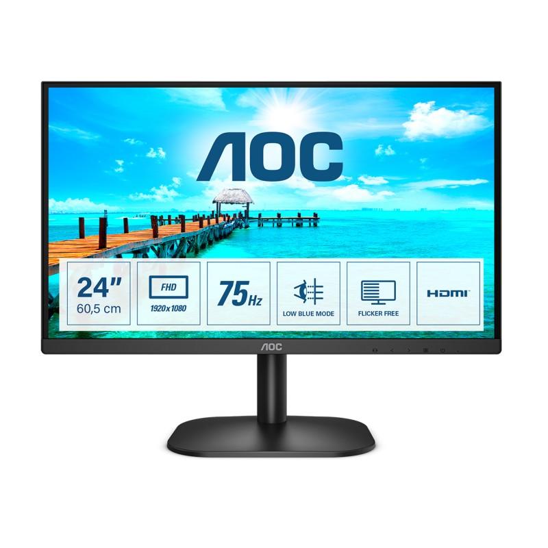 AOC B2 24B2XHM2 Monitor PC 60.5 cm (23.8") 1920 x 1080 Pixel Full HD LCD Nero