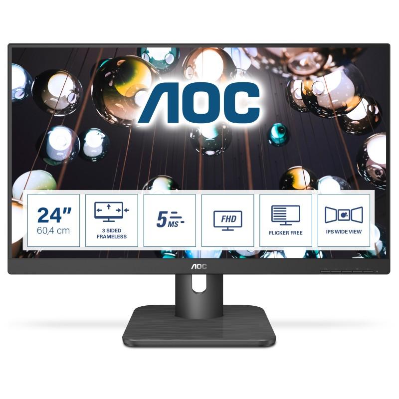 AOC E1 24E1Q Monitor PC 60.5 cm (23.8") 1920 x 1080 Pixel Full HD LED Nero