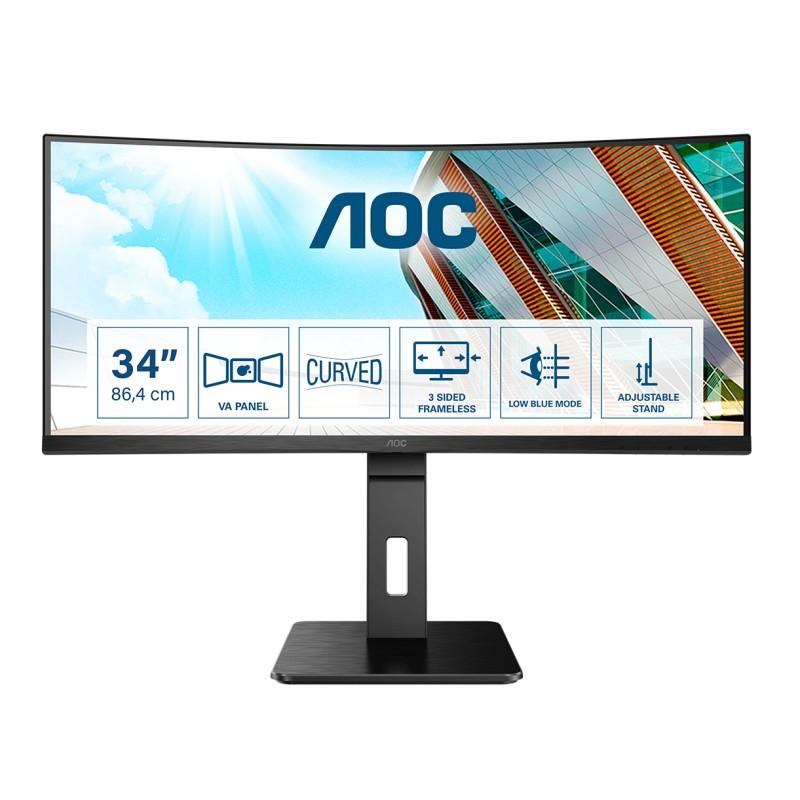 AOC P2 CU34P2A LED display 86.4 cm (34") 3440 x 1440 Pixel Quad HD Nero