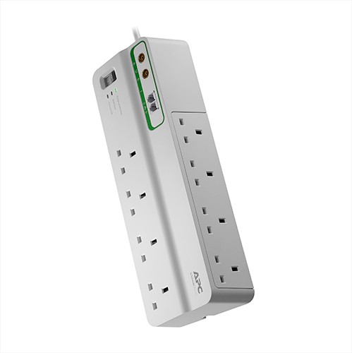 APC SurgeArrest Bianco 8 presa(e) AC 230 V 3 m