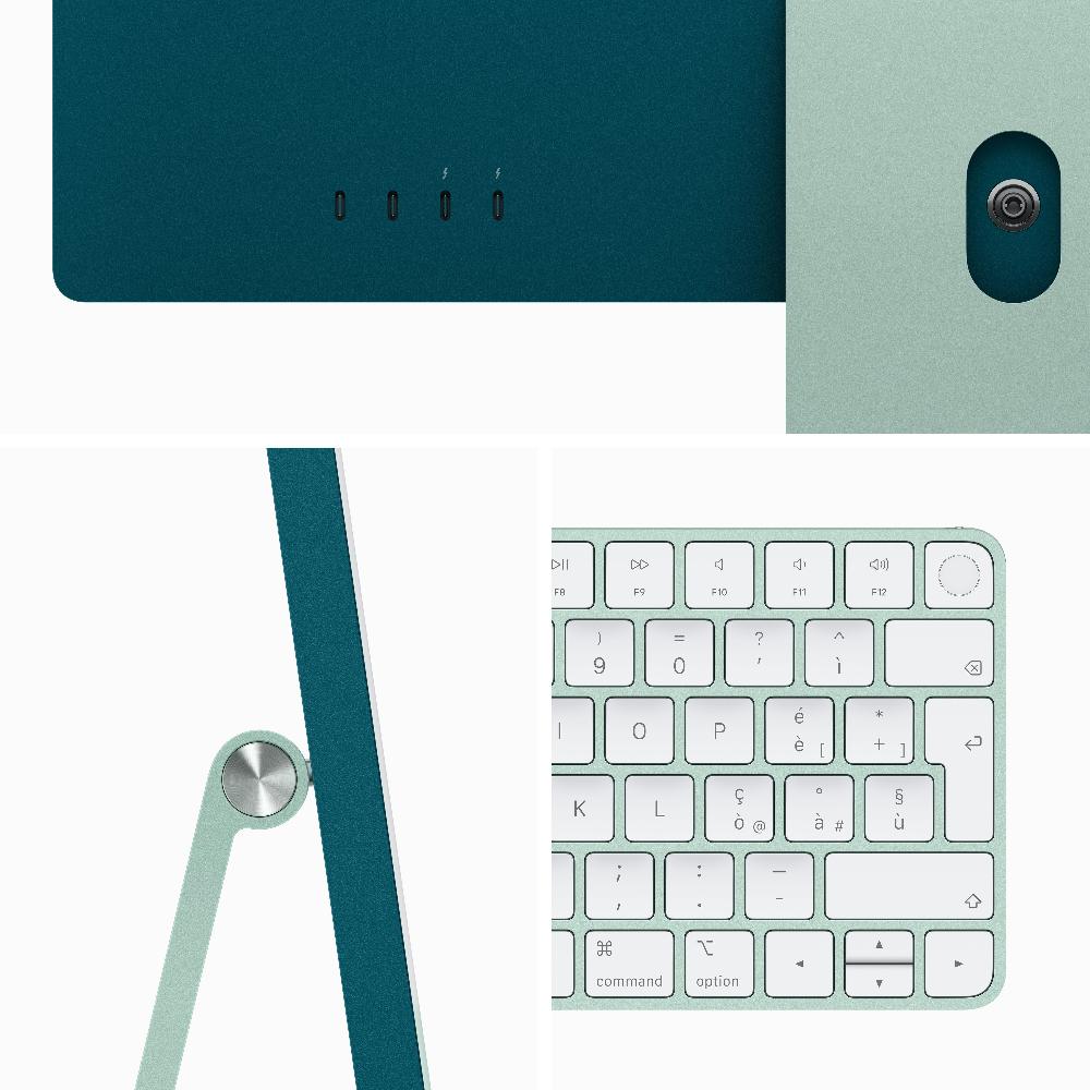 Apple iMac con Retina 24'' Display 4.5K M3 chip con 8?core CPU e 10?core GPU 256GB SSD - Verde