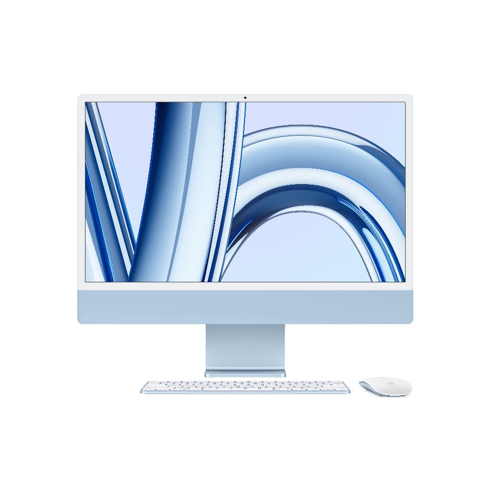 Apple iMac con Retina 24'' Display 4.5K M3 chip con 8?core CPU e 10?core GPU 512GB SSD - Blu