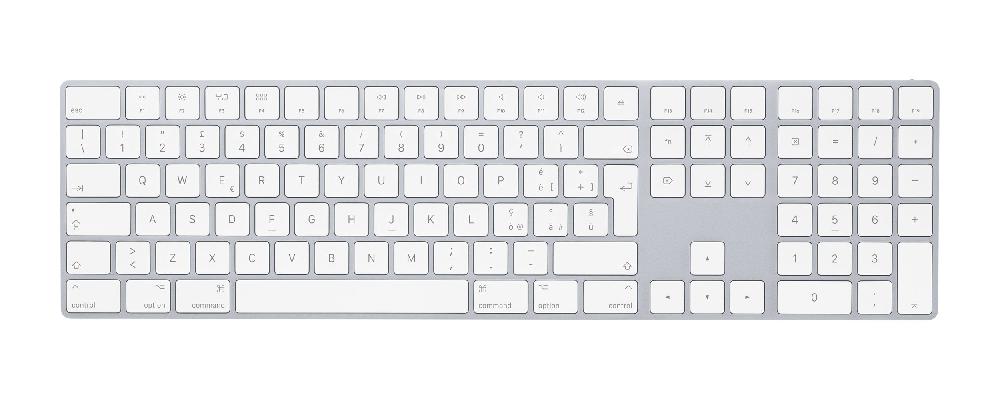 Apple Magic Keyboard con tastierino numerico - italiano argento
