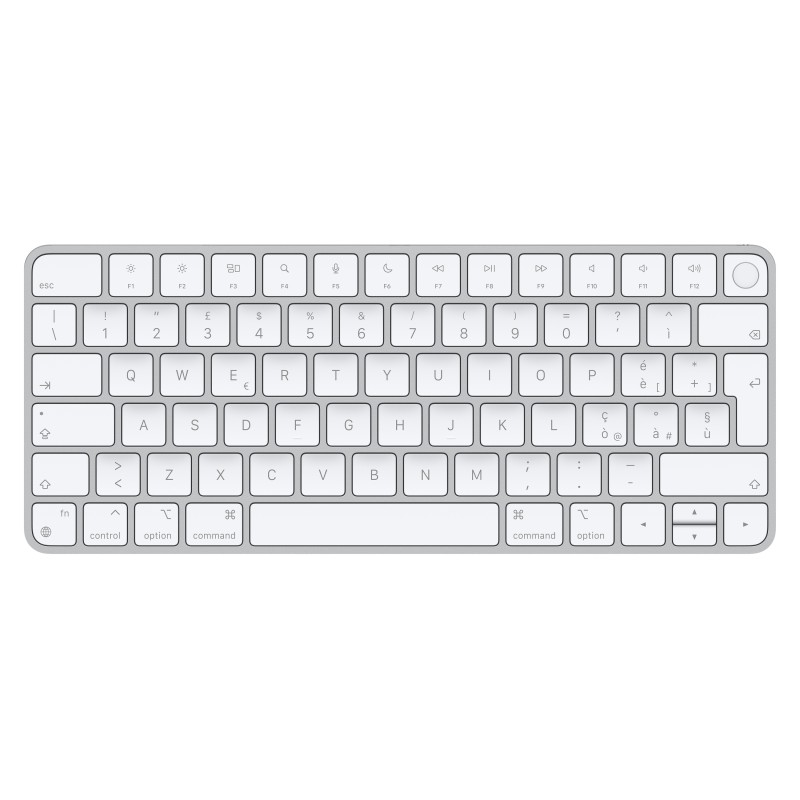 Apple Magic tastiera USB + Bluetooth Italiano Alluminio Bianco