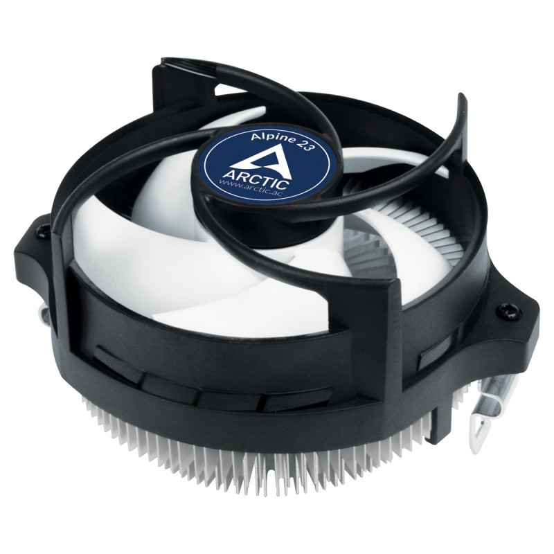 ARCTIC Alpine 23 - Compact AMD CPU-Cooler Processore Raffreddatore d'aria 9 cm Alluminio Nero 1 pz
