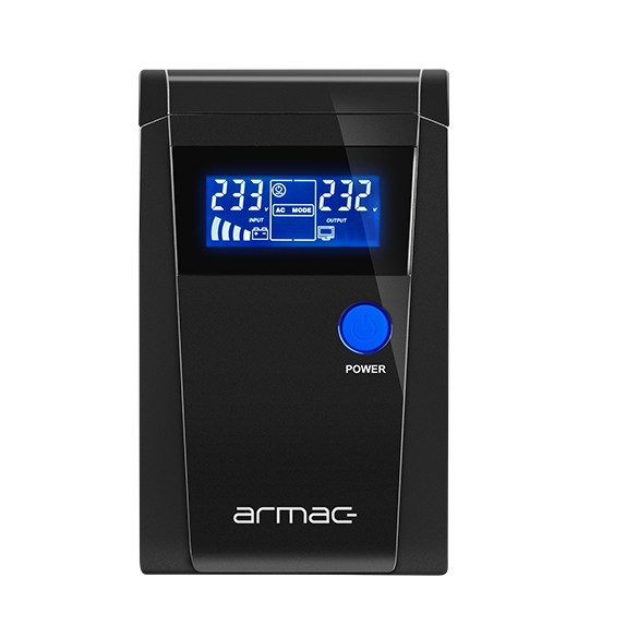 Armac O/850F/PSW gruppo di continuità (UPS) A linea interattiva 850 kVA 450 W 2 presa(e) AC