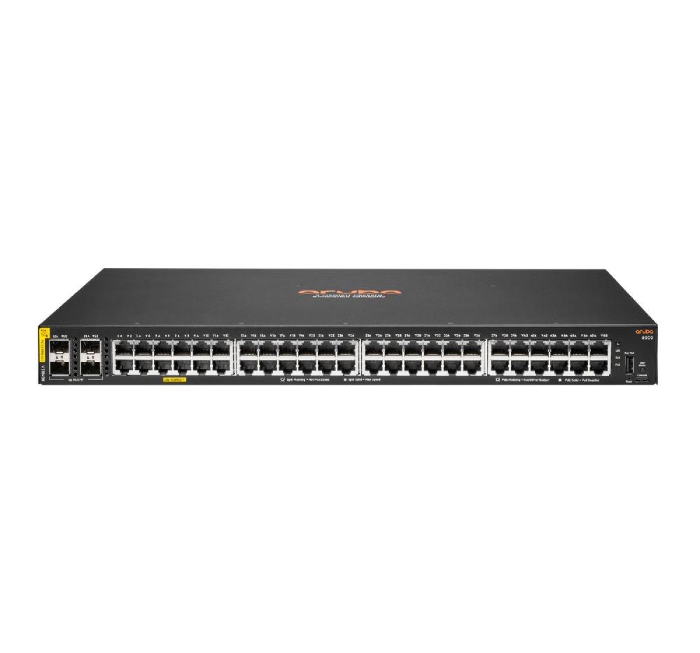 Aruba 6000 48G Class4 PoE 4SFP 370W Gestito L3 Gigabit Ethernet (10/100/1000) Supporto Power over Ethernet (PoE) 1U