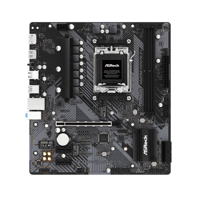 Asrock A620M-HDV/M.2+ AMD A620 Presa di corrente AM5 micro ATX