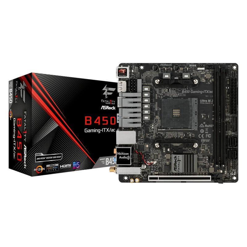 Asrock Fatal1ty B450 Gaming-ITX/ac AMD Socket AM4 mini ITX