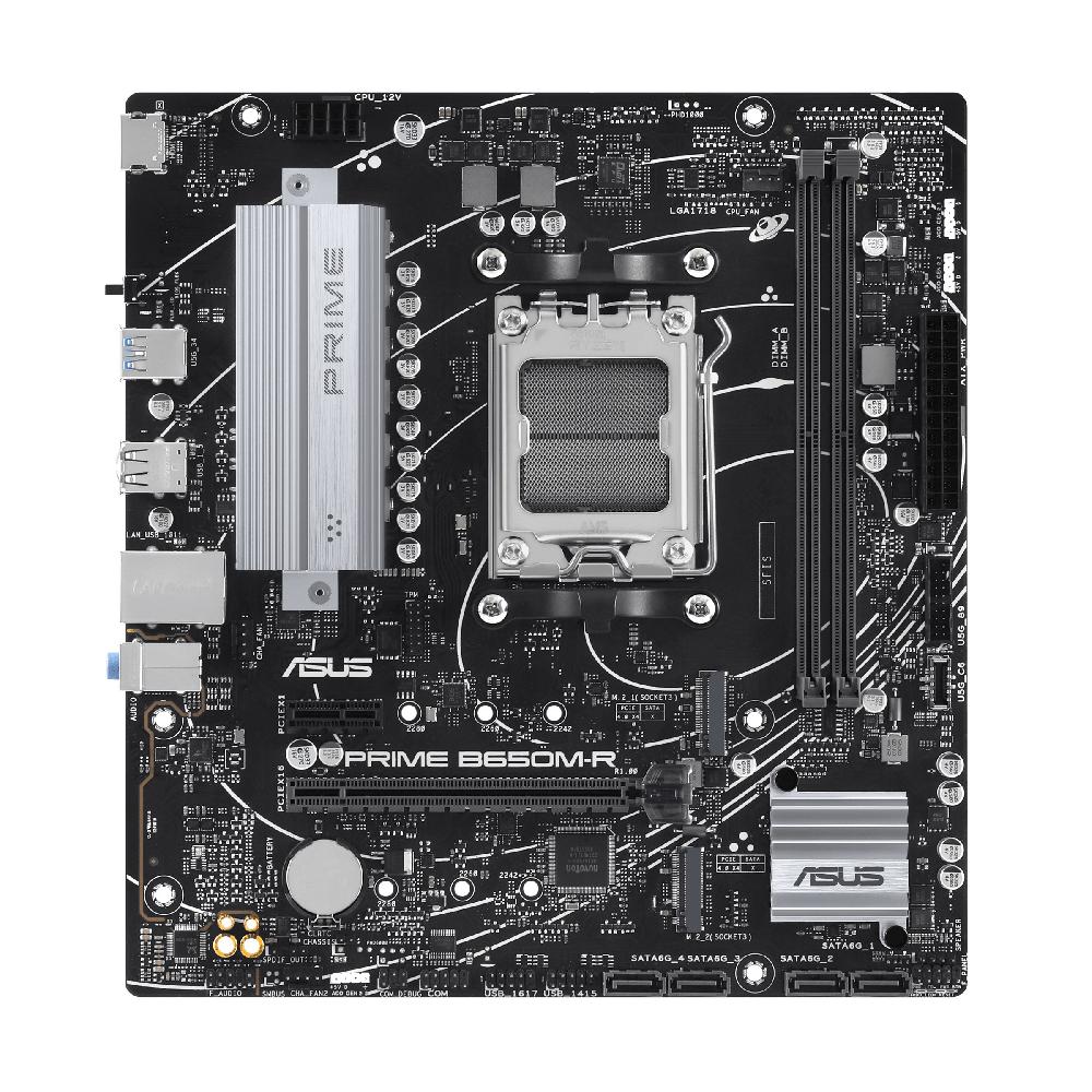 ASUS PRIME B650M-R AMD B650 Presa di corrente AM5 micro ATX